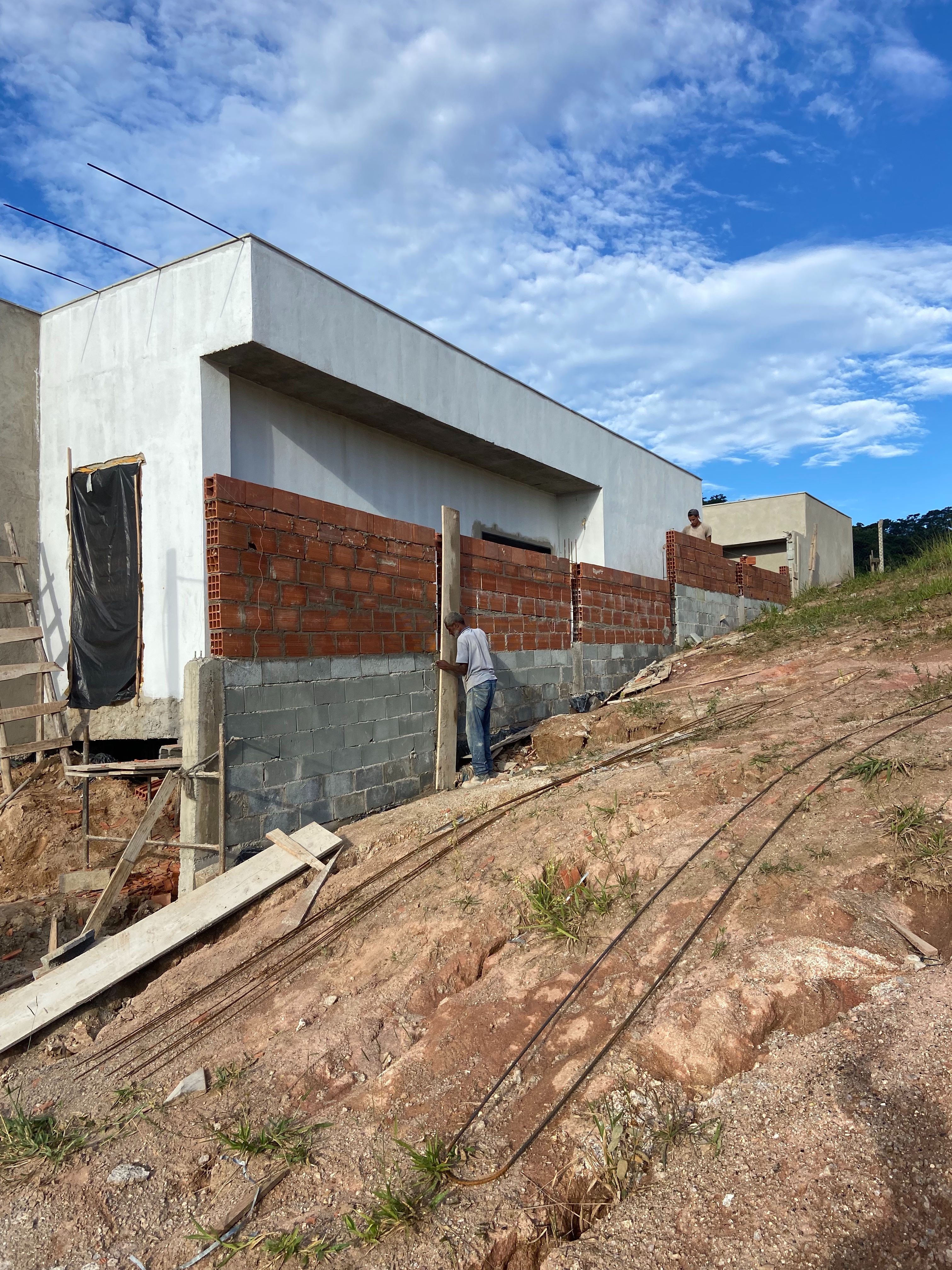 Início e Corte do Terreno